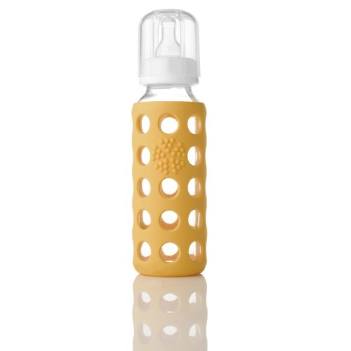 Biberon en verre Weego 260 ml - jaune